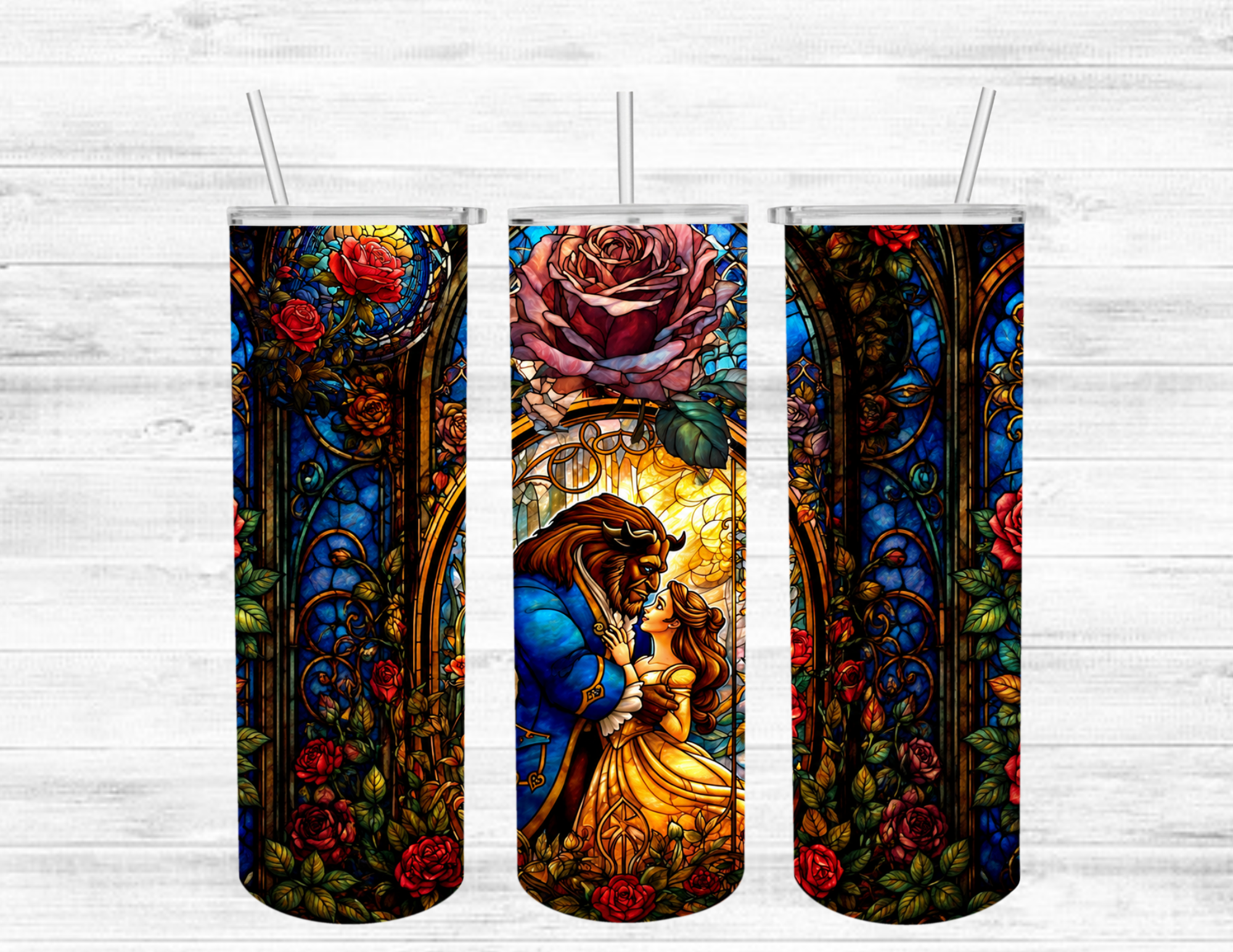 Beauty and the Beast Speaker Tumbler