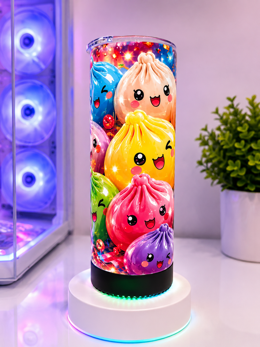 Dumpling Colored Speaker Tumbler