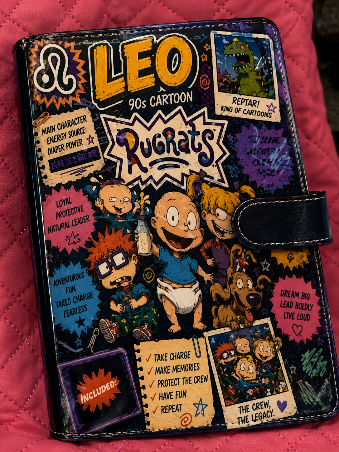 Rugrats Leo Sign Binder